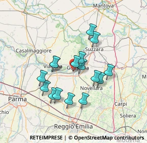 Mappa Piazza IV Novembre, 42044 Gualtieri RE, Italia (11.64813)