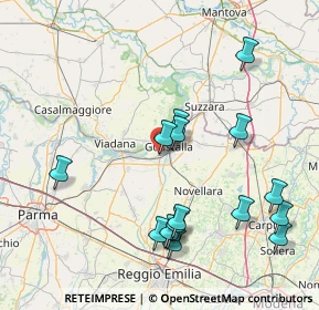 Mappa Piazza IV Novembre, 42044 Gualtieri RE, Italia (17.43625)