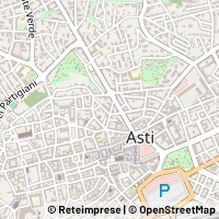 Mapa Asti