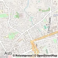 Mapa Asti