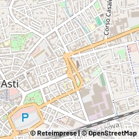 Mapa Asti