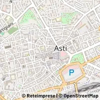 Mapa Asti