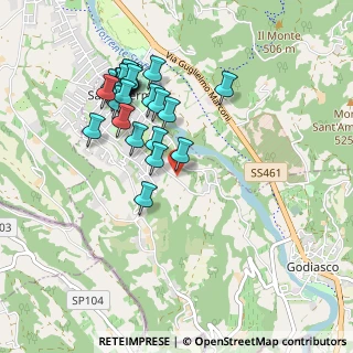 Mappa Viale dei Salici, 27052 Godiasco Salice Terme PV, Italia (0.94815)