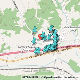 Mappa Via Castellero, 14011 Baldichieri d'Asti AT, Italia (0.36071)