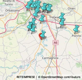 Mappa Via Umberto I, 10041 Carignano TO, Italia (9.038)
