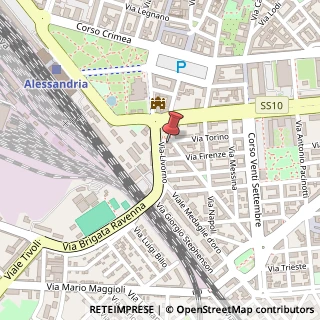 Mappa Via Torino, 34, 15121 Alessandria, Alessandria (Piemonte)