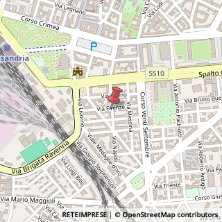 Mappa Via Napoli, 18, 15100 Alessandria, Alessandria (Piemonte)