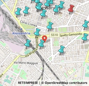 Mappa Via Aspromonte, 15121 Alessandria AL, Italia (0.6625)