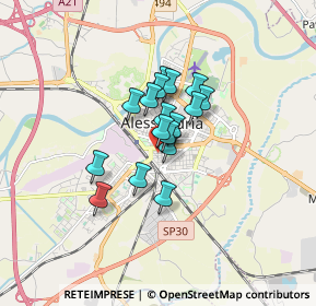 Mappa Via Aspromonte, 15121 Alessandria AL, Italia (1.02353)