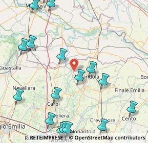 Mappa Via Antonio, 41033 Concordia Sulla Secchia MO, Italia (23.5995)