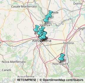 Mappa Via Giovanni de Negri, 15121 Alessandria AL, Italia (7.55083)