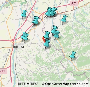 Mappa Via Volpedo, 15052 Volpedo AL, Italia (6.4965)