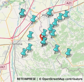 Mappa Via Volpedo, 15052 Volpedo AL, Italia (6.94941)