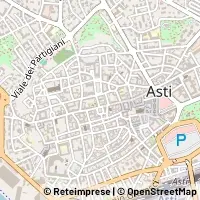 Karte Asti