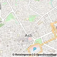 Mapa Asti
