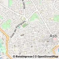 Karte Asti