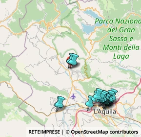 Mappa Via Traversa Colle Rosso, 67017 Pizzoli AQ, Italia (9.7505)
