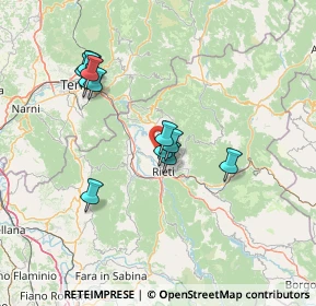 Mappa Basso Cottano, 02100 Rieti RI, Italia (13.6775)