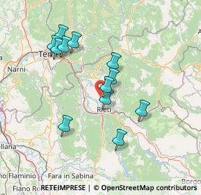 Mappa Basso Cottano, 02100 Rieti RI, Italia (13.69)
