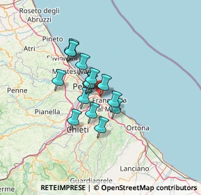 Mappa Via Antonio de Nino, 66023 Francavilla al Mare CH, Italia (9.66667)