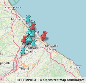 Mappa Via Antonio de Nino, 66023 Francavilla al Mare CH, Italia (6.09385)