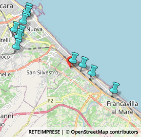 Mappa Via Antonio de Nino, 66023 Francavilla al Mare CH, Italia (2.75273)