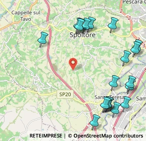 Mappa Via San Giovanni, 65010 Spoltore PE, Italia (2.8435)