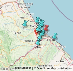 Mappa Via San Giovanni, 65010 Spoltore PE, Italia (7.09462)