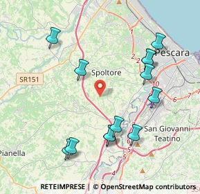 Mappa Via San Giovanni, 65010 Spoltore PE, Italia (4.47308)