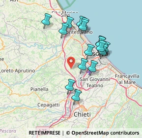 Mappa Via San Giovanni, 65010 Spoltore PE, Italia (7.11941)
