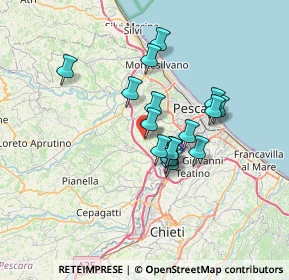 Mappa Via San Giovanni, 65010 Spoltore PE, Italia (5.52875)