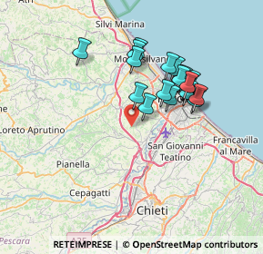 Mappa Via San Giovanni, 65010 Spoltore PE, Italia (6.5075)