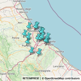 Mappa Via Feltrino, 65129 Pescara PE, Italia (8.35118)