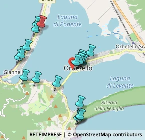 Mappa Viale Mura di Ponente, 58015 Orbetello GR, Italia (1.965)