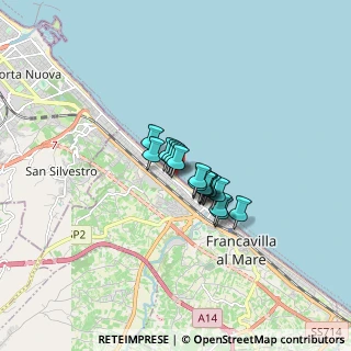 Mappa Via Feltrino, 66023 Francavilla al Mare CH, Italia (0.9125)