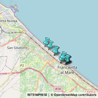 Mappa Via Feltrino, 66023 Francavilla al Mare CH, Italia (1.4825)