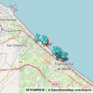 Mappa Via Feltrino, 66023 Francavilla al Mare CH, Italia (1.39727)