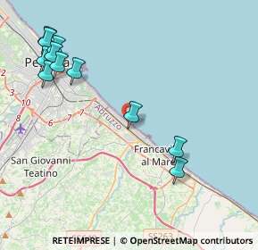 Mappa Via Gizio, 66023 Francavilla al Mare CH, Italia (5.22364)