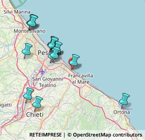 Mappa Via Gizio, 66023 Francavilla al Mare CH, Italia (8.41125)