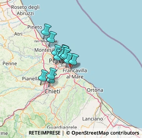 Mappa Via Gizio, 66023 Francavilla al Mare CH, Italia (8.50286)