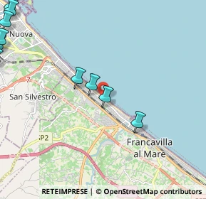 Mappa Via Gizio, 66023 Francavilla al Mare CH, Italia (3.39273)