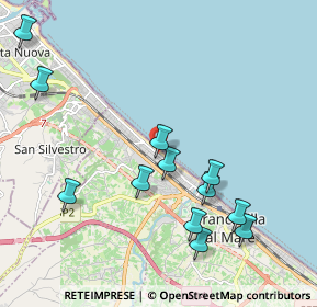 Mappa Via Gizio, 66023 Francavilla al Mare CH, Italia (2.31833)