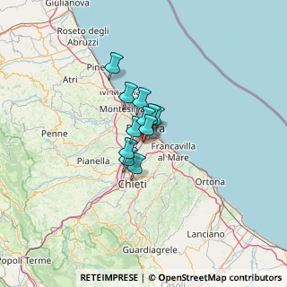 Mappa Str. delle Casette, 65129 Pescara PE, Italia (6.68)