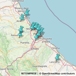 Mappa Str. delle Casette, 65129 Pescara PE, Italia (12.435)