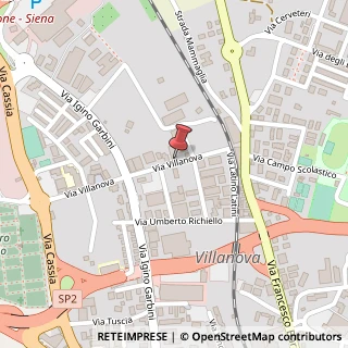 Mappa Via Villanova, 8, 01100 Viterbo, Viterbo (Lazio)