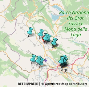 Mappa Via Gran Sasso, 67017 Pizzoli AQ, Italia (7.0735)