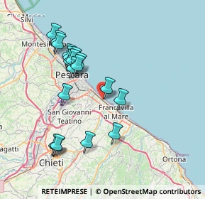 Mappa Via Monte Amaro, 66023 Francavilla al Mare CH, Italia (7.86474)