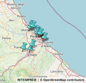 Mappa Via Monte Amaro, 66023 Francavilla al Mare CH, Italia (8.965)