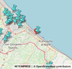 Mappa Via Monte Amaro, 66023 Francavilla al Mare CH, Italia (6.265)