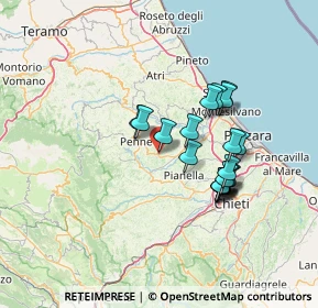 Mappa Via dei Normanni, 65014 Loreto Aprutino PE, Italia (12.276)